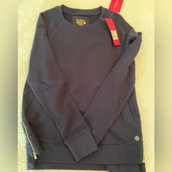 Lilly Pulitzer NAVY Beach Comber pullover - Picture 11 of 11